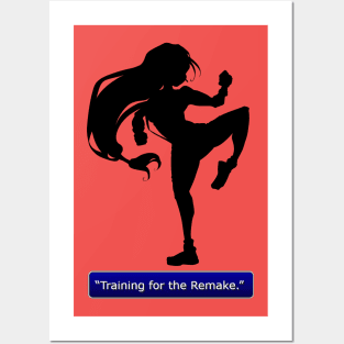 Training For the Remake -Tifa Posters and Art